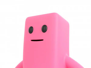 Character076 마스코트 3D 모델