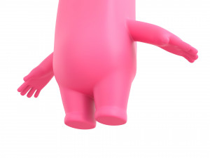Character076 Mascot 3Dモデル