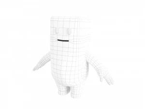 Character076 마스코트 3D 모델