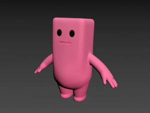 Character076 마스코트 3D 모델