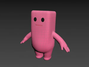 Character076 마스코트 3D 모델