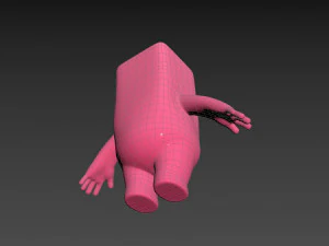 Character076 마스코트 3D 모델