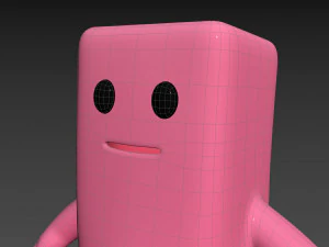 Character076 마스코트 3D 모델