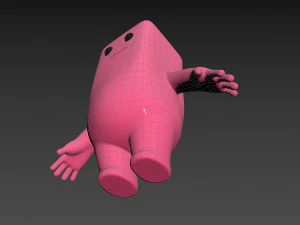 Character076 마스코트 3D 모델