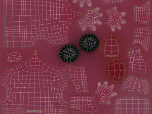 Character076 마스코트 3D 모델