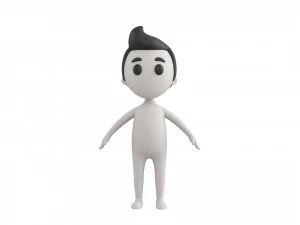 Character077 Man 3D Model