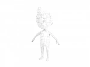 Character077 Man 3D Model