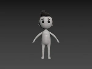 Character077 Man 3D Model