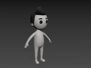 Character077 Man 3D Model
