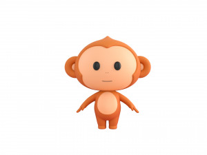 Character078 Monkey 3D Model
