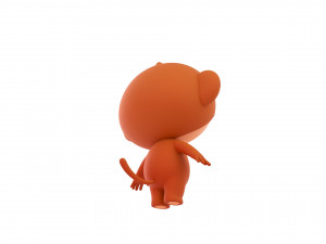 Character078 Monkey 3D Model
