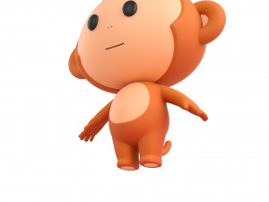 Character078 Monkey 3D Model