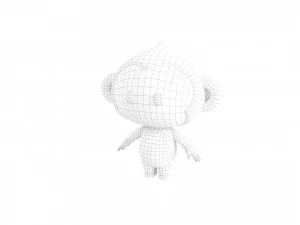 Character078 Monkey 3D Model