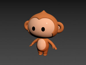Character078 Monkey 3D Model