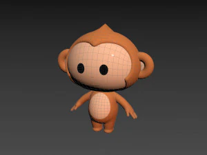 Character078 Monkey 3D Model