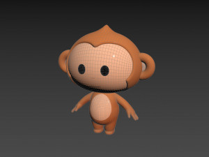 Character078 Monkey 3D Model