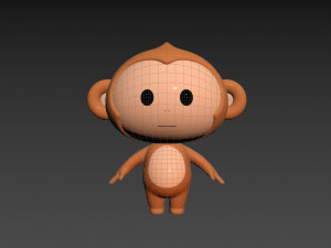 Character078 Monkey 3D Model