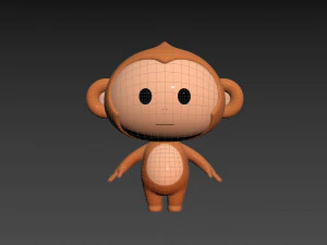 Character078 Monkey 3D Model