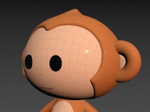 Character078 Monkey 3D Model