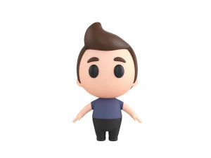Character079 Man 3D Model