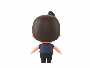 Character079 Man 3D-Modell