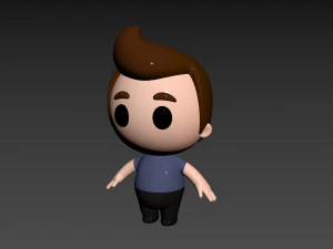 Character079 Man 3D Model