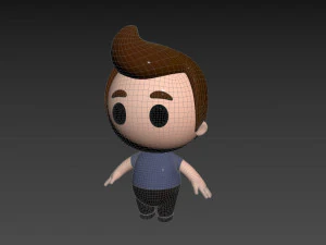 Character079 Man 3D Model