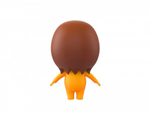 Character080 Little Girl 3D Model