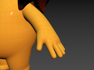 Character080 Little Girl 3D Model