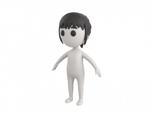 Character081 Girl 3D 모델