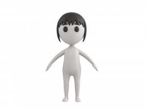 Character081 Girl Modelo 3D