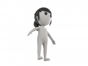 Character081 Girl Modelo 3D