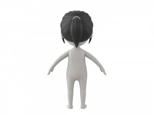 キャラクター081 女の子 3Dモデル