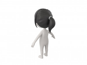 Character081 Girl Modelo 3D