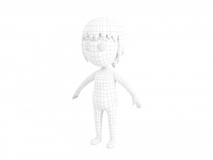 Character081 Girl Modelo 3D