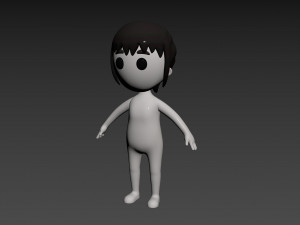 Character081 Girl Modelo 3D