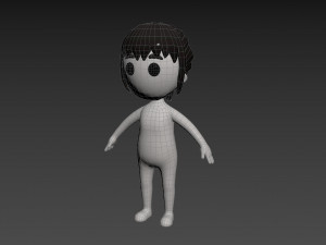 Character081 Girl Modelo 3D