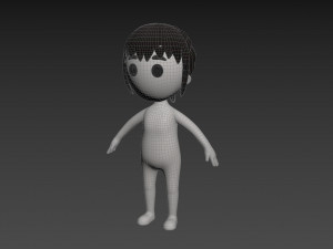 Character081 Girl Modelo 3D
