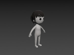 Character081 Girl Modelo 3D