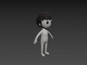 キャラクター081 女の子 3Dモデル