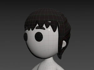 キャラクター081 女の子 3Dモデル