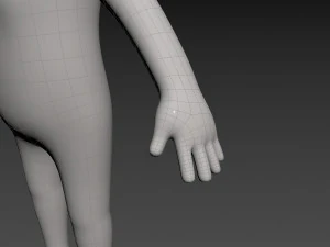 キャラクター081 女の子 3Dモデル
