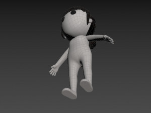 Character081 Girl Modelo 3D