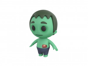 Character082 Zombie 3D Model