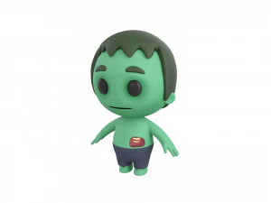 Carattere082 Zombie Modello 3D