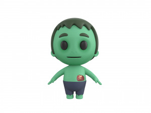 Character082 Zombie Modello 3D