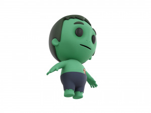Character082 Zombie Modello 3D