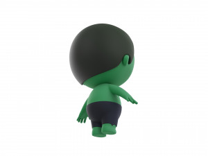 Character082 Zombie Modello 3D