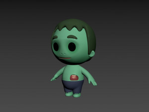 Character082 Zombie Modello 3D