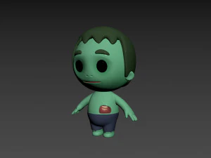 Character082 Zombie 3D Model